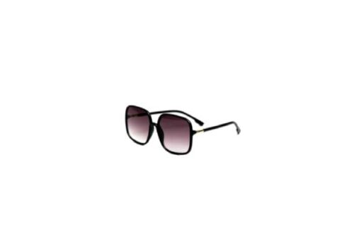horn-rimmed black gradient sunglasses