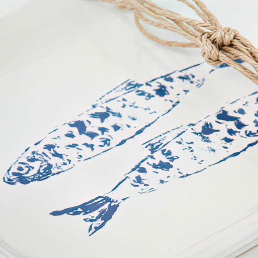 White Porcelain Fish Tray Small