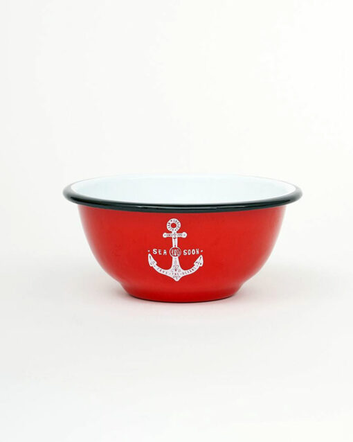 Metal Bowl With Anchor